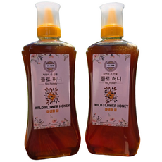 플로허니 천연 야생화꿀 총 2kg 베트남 자연 벌꿀 대용량 잡화꿀, 2개, 1kg