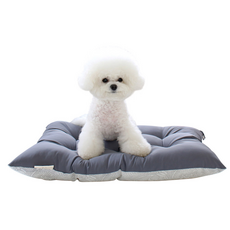 DOGPOSE 寵物印花方型睡墊, 灰色