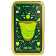 SSANGGYE 鐵盒裝青檸風味綠茶茶包, 1盒