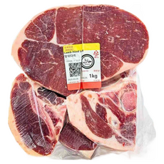 Australian Halal Certified Premium Lamb Hind Leg Chump 호주산 할랄 인증 프리미엄 양뒷다리살 (뼈 있는), 1kg, 1개