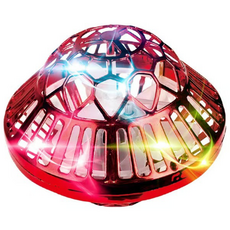 드론 부메랑 팽이드론 완구 플라잉 스피너 시크 플라잉 UFO 장난감 [KC안전인증제품], 레드, 1개