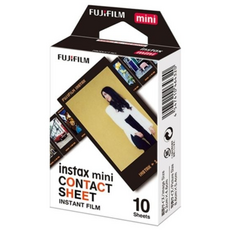 후지 인스탁스 디자인 미니필름 컨택트시트10매 86x54 62x46 1개