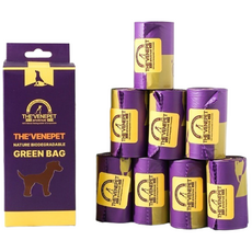 앙비뉴 더베네펫 반려동물 네이쳐 그린백 자연생분해 배변봉투 3팩 360매, 보라, 15개입, 24개