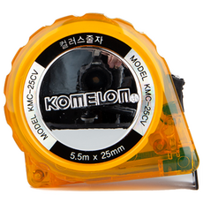코메론 컬러스 줄자 KMC-25CV 5.5M 색상랜덤