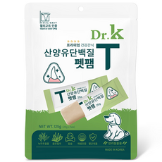 닥터케이 산양유 단백질 펫팸 T (닭가슴살) 2+1 행사 [ T ]치아건강 [ E ] 눈건강, 15개, 25g, 펫팸 T 2팩+1팩