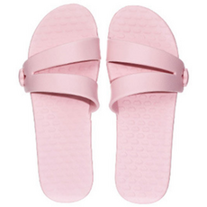 Ants 綁帶鈕扣浴室拖鞋, 粉紅色, 1個