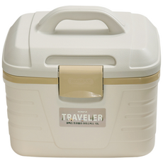 KOMAX 코멕스 트래블러 아이스박스 10L x 1개 베이지/라이트브라운 캠핑 아이스탱크 국산아이스박스 낚시 쿨러