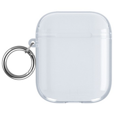 로랜텍 림피오 변색방지 TPU 크리스탈 케이스 에어팟 2/1, 투명, 1개