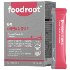 푸드루트 활력 비타민B 컴플렉스 b군 영양제, 2g, 30개