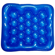 국산 쿠션 있는 물 공기방석 수험생 운전자 캠핑 에어 쿨링 방석, 로얄블루