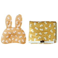 꿈꾸는두부 매쉬 토끼베개 + 극세사 블랭킷 세트, 오리의 나들이