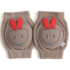 cuby n mom 兔子印花護膝, 灰色, 1組