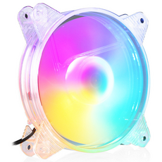 쿨러 120mm LED RGB 컴퓨터 쿨링팬 케이스 본체 냉각 방열, O9033. 쿨러 120mm RGB (IDE 4핀)