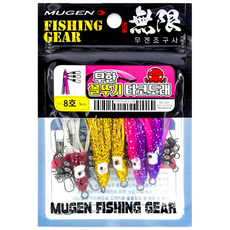 무한 꼴뚜기 타코도래 문어 채비, 3개, 5개입