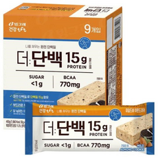 빙그레 tft 더단백 마일드바 아몬드쿠키 9p, 50g, 27개