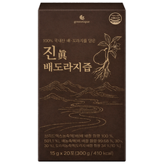 그리닉 진 배도라지 물에타지않는 원액 스틱, 20개, 15g