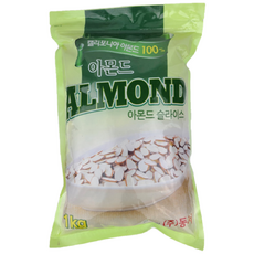 동서 아몬드 슬라이스, 1kg, 1개