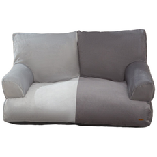 딩동펫 반려동물 커들 소프트 소파 방석, 그레이, 1개