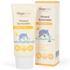 Orgabebe 物理性防曬 嬰幼兒防曬霜 SPF50+ PA+++, 50g, 1個