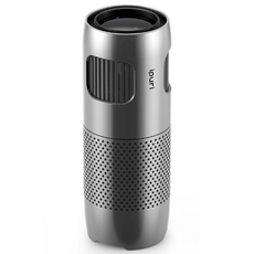 아이퓨리 차량용 공기청정기 미세먼지 에어컨 차량 냄새제거 헤파필터, 실버, C1