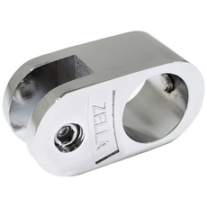 샤워부스 브라켓 유리 파이프 19파이 픽싱바 부속, 크롬, 1개