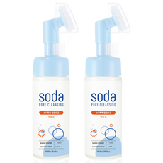 HOLIKA HOLIKA 蘇打深層清潔毛孔潔顏慕斯 附刷頭, 150ml, 2個