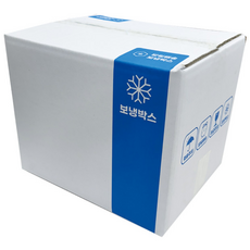 [세화박스] 종이 보냉 흰색 택배박스, 10개, 화이트