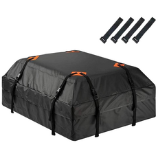 자동차 루프백 루프박스 승용차 장착가능 대용량 425L, 블랙, 1개