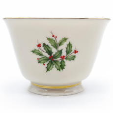 Antique 레녹스 홀리데이 10.5cm 사각 보울 미국산 디저트볼 크리스마스 파티그릇, 1개