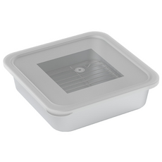 알텐바흐 스텐 밧드 정사각 중 M 20.7cm (채반+뚜껑포함), 1개