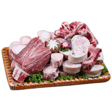 암소한우1+등급 보신선물세트 사골2.5kg+우족1.5kg 이상+사태500g, 1개, 사골2.5kg우족1.5kg사태500g