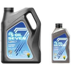 에스오일 세븐 EV 하이브리드 엔진오일 0W20 4리터+1리터 (총 5리터 세트), 5L, 1세트