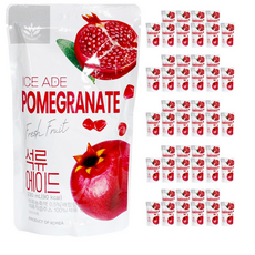 편의점파우치음료 발란스그로우 석류에이드 230ml (빨대포함), 50개