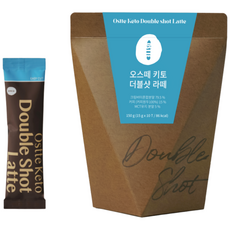 오스떼 방탄커피 (더블샷 라떼) 버터 키토커피 무설탕, 1박스, 15g, 10개입