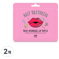 지나인스킨 셀프 에스테틱 로즈 하이드로겔 립 패치, 5개입, 2개