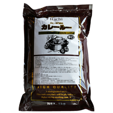 하치 카레루 - 일본 하찌 카레가루 약간 매운맛 하치 커리파우더 분말 카레분 스프카레 드라이 카레, 1개, 1kg