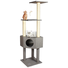 Queen of編織貓塔 A, 灰色, 1個