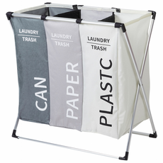 할메이드 가정용 사무실 스탠드 쓰레기 재활용 대용량 분리수거함 2단 3단, 1개