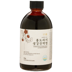 약도라지 생강청 500g 수제청 부모님 건강 선물세트, 선물포장, 1개, 1개입