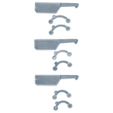 오브젝티브 코뽕 노즈픽서 실리콘 3종 세트 케이스, 투명, 1세트