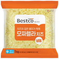 베스트코 모짜렐라 치즈, 2개, 1kg