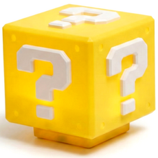 슈퍼마리오 물음표 무드등 캐릭터 수면 취침등 인테리어 소품 선물 효과음 사운드 램프