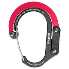 GEARAID 기어에이드 히어로클립 스몰, 블랙 앤 레드, 1개