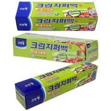 크린지퍼백 중 대 특대 각1개씩, 1개