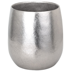 티토 티타늄 2중 둥근 찻잔 260ml, 1개, 실버