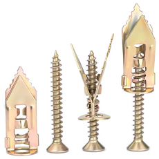 타격식 앙카 드릴 없이 간편 설치 석고보드용 나사 50개, 1세트