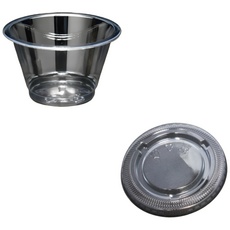 92파이 7온스 투명 페트 과일컵 무타공 평뚜껑 세트, 1개, 207ml, 100개