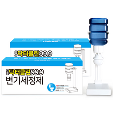 닥터클린 자동 변기세정제 본품, 2개, 470g, 100ml