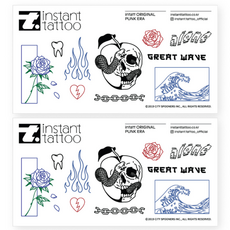 instant tattoo Punk Era 2入, 混色, 1個