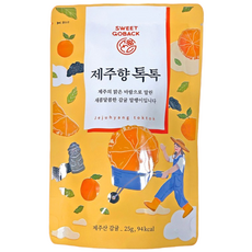 스윗고백 귤 100% 귤말랭이 감귤말랭이 제주향톡톡 25g, 제주향톡톡 1EA